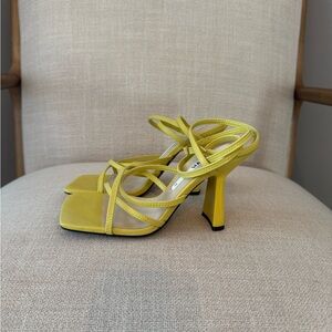 Zara Neon Block Heels